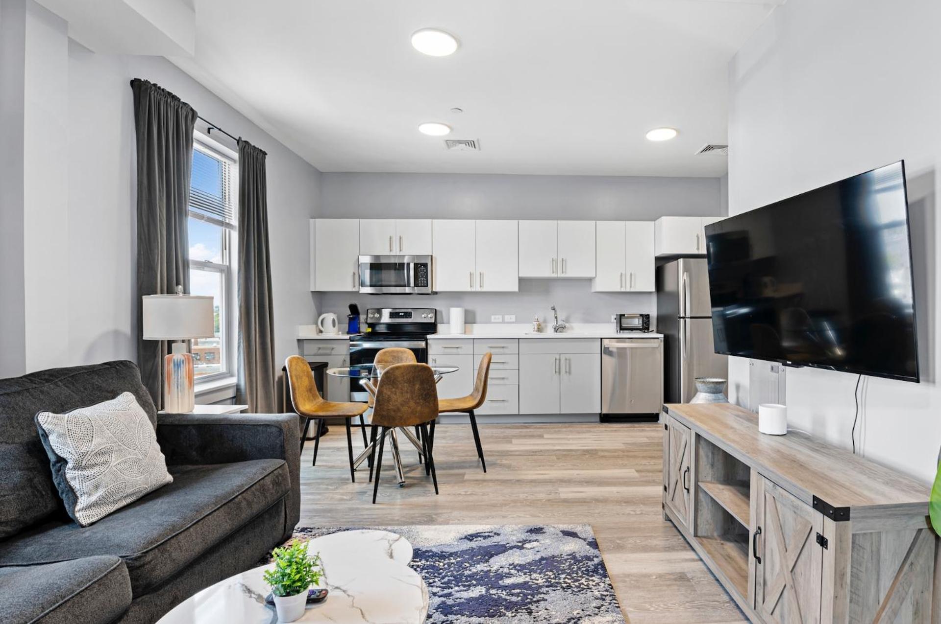 Furnished Apartments Near Encore Everett Phòng bức ảnh
